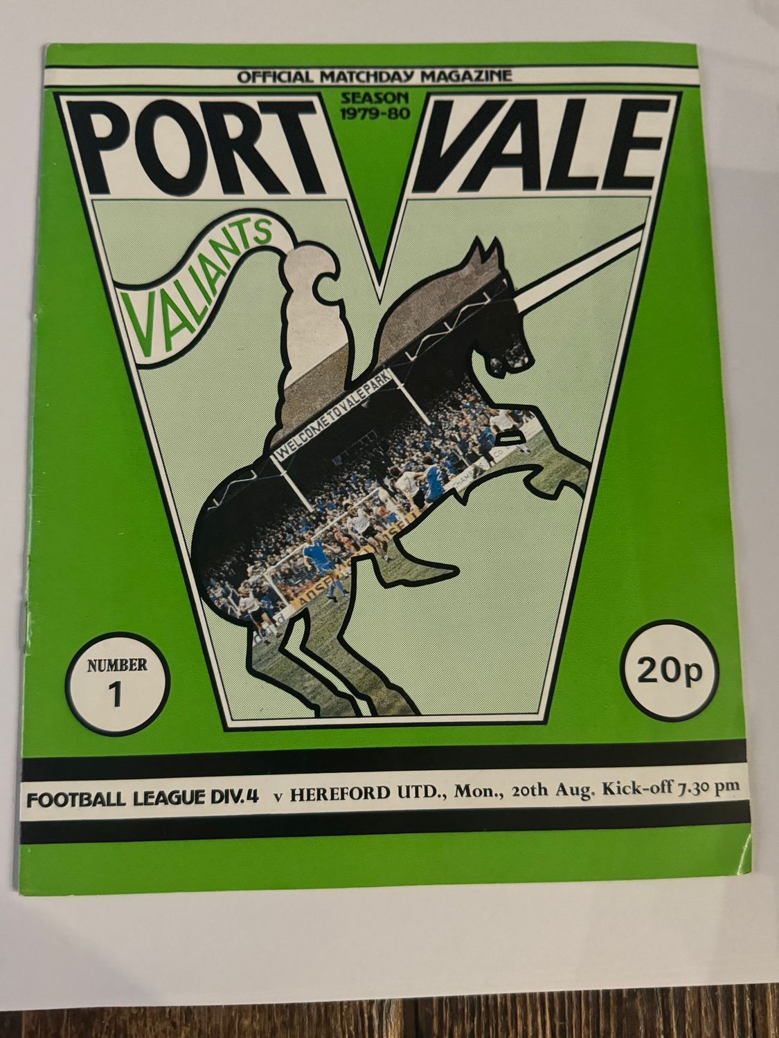 Port Vale v Hereford United - 20/8/79