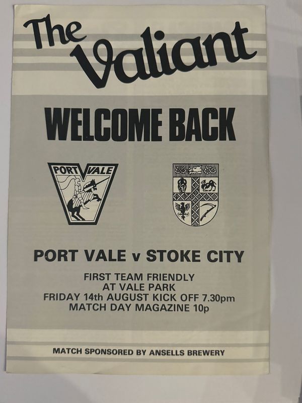 Port Vale v Stoke City - 14/8