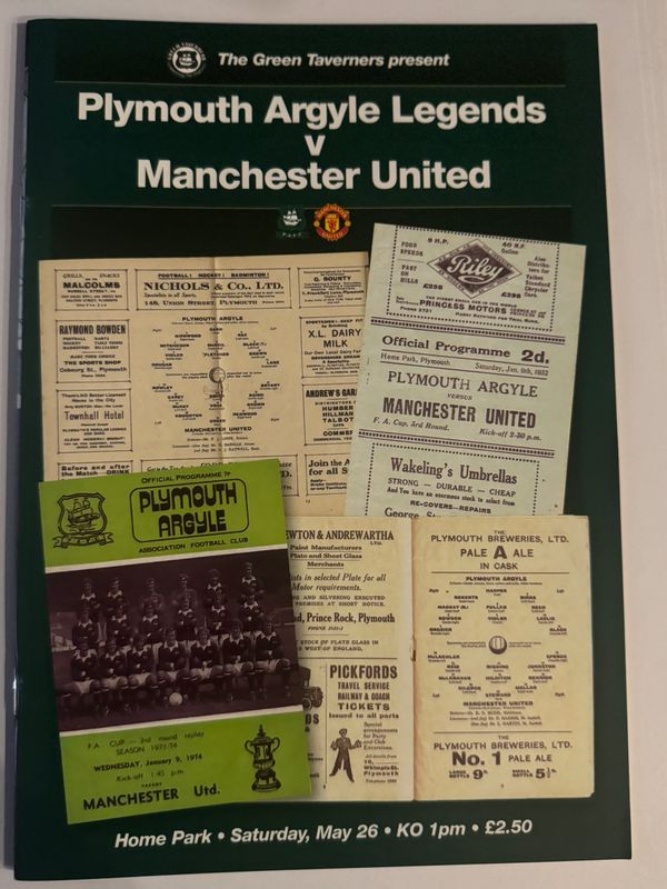 Plymouth Argyle Legends v Manchester United - 26/5/12