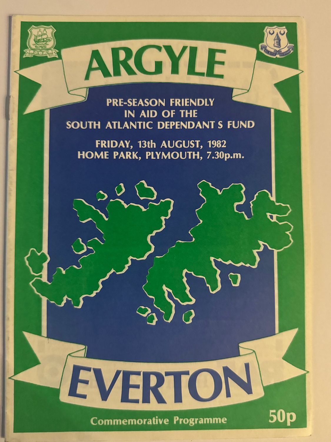 Plymouth Argyle v Everton - 13/8/82