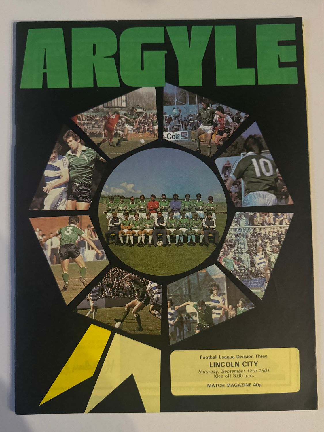 Plymouth Argyle v Lincoln City - 12/9/81