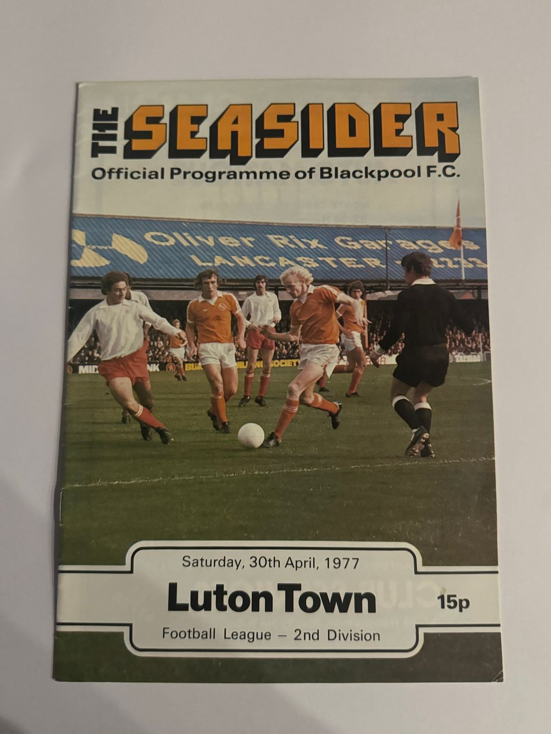 Blackpool v Luton Town - 30/4/77