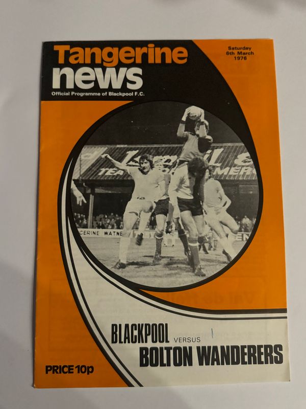Blackpool v Bolton Wanderers - 6/3/76