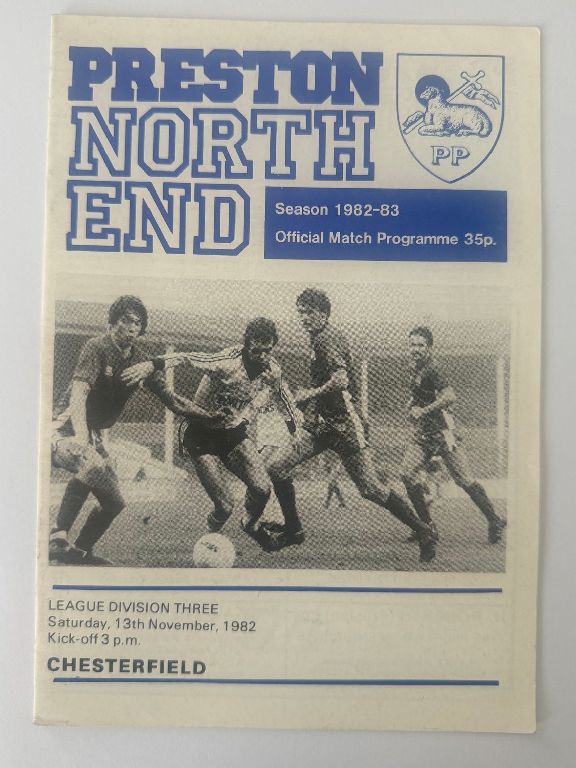 Preston North End v Chesterfield - 13/11/82