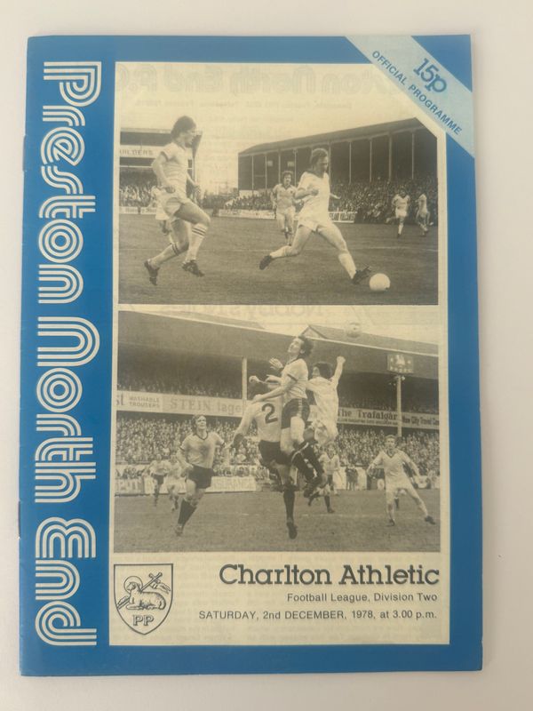 Preston North End v Charlton Athletic - 2/12/78