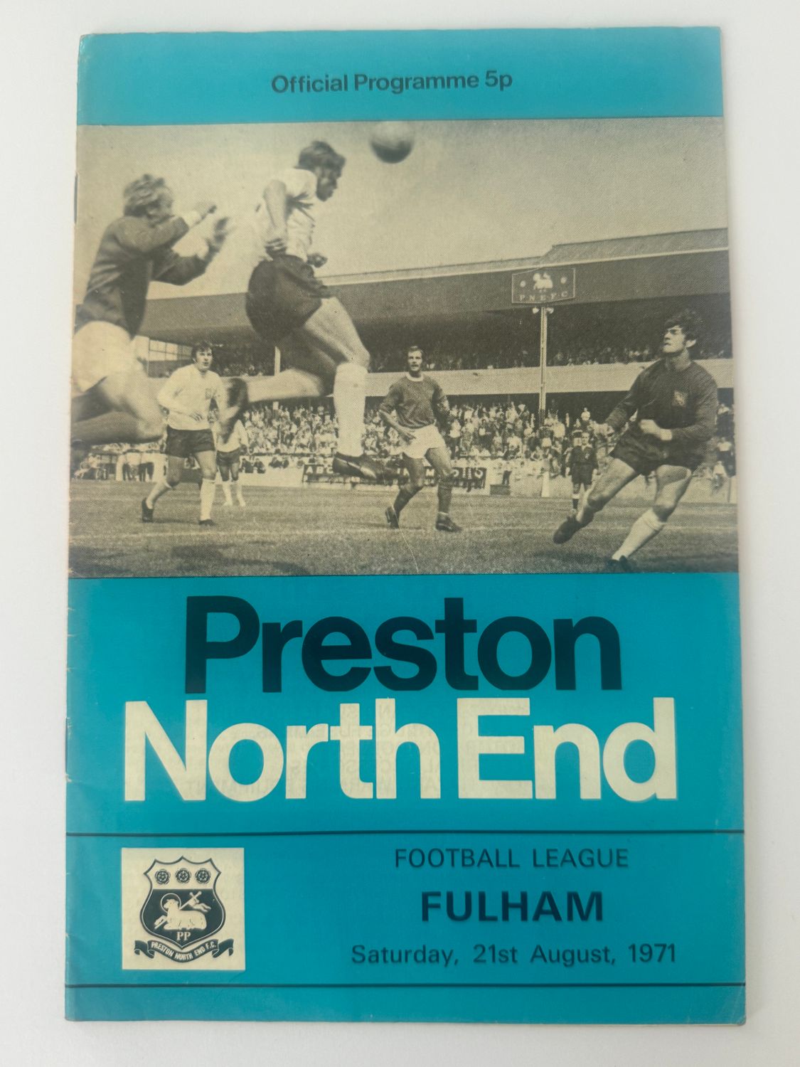Preston North End v Fulham - 21/8/71