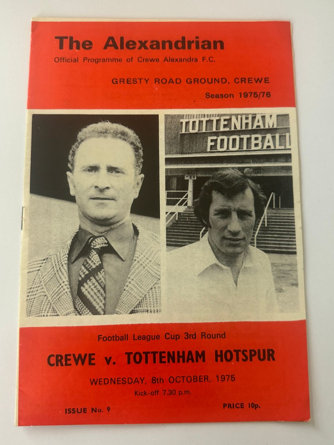 Crewe Alexandra v Tottenham Hotspur - 6/10/75