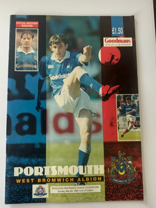 Portsmouth v WBA - 8/5/94