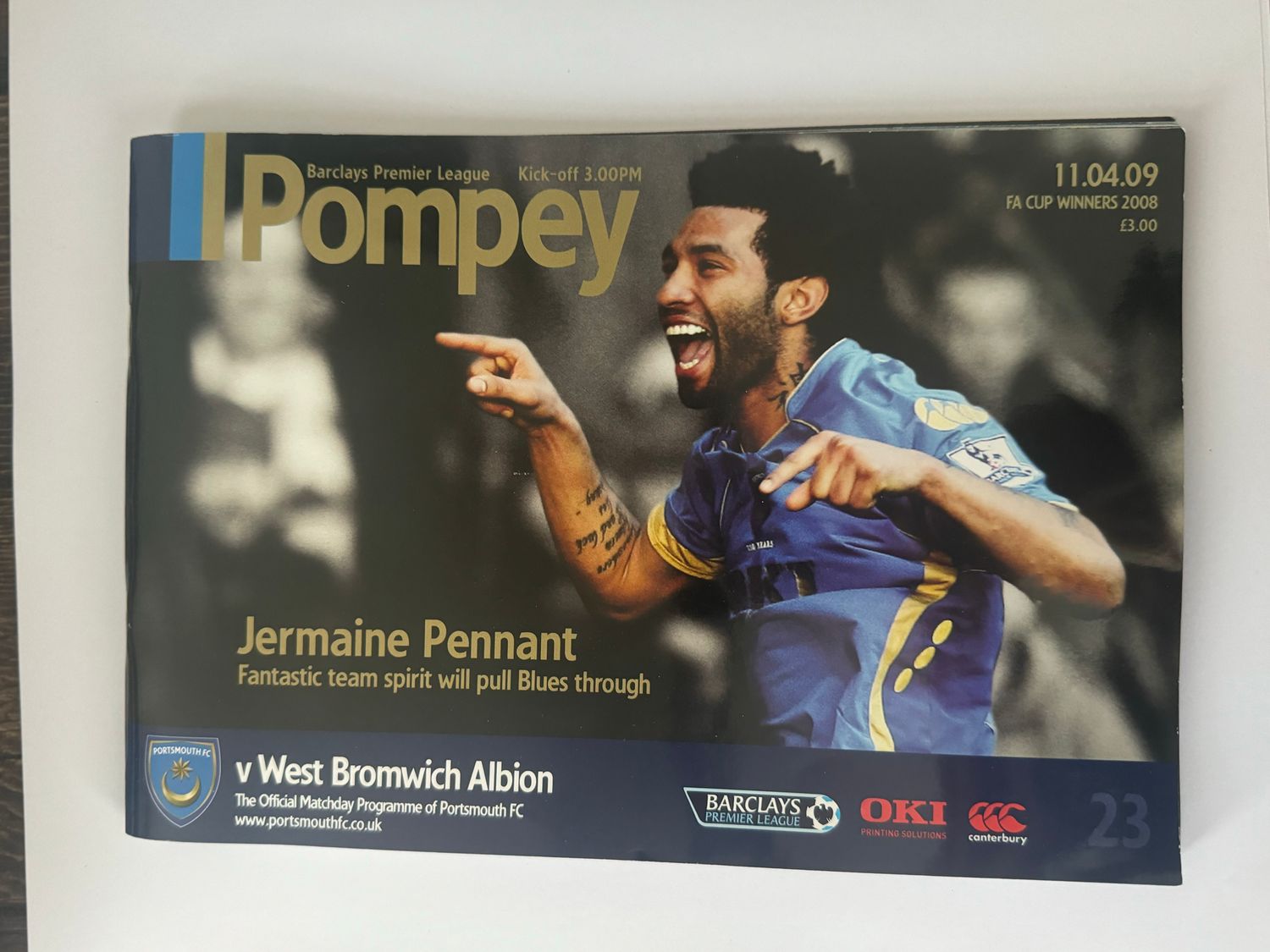 Portsmouth v WBA - 11/4/09