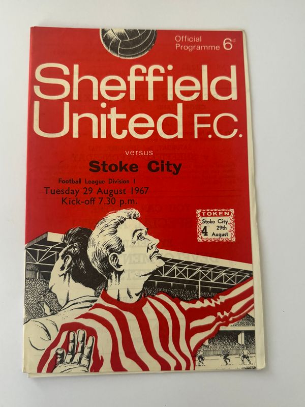 Sheffield United v Stoke City - 29/8/67