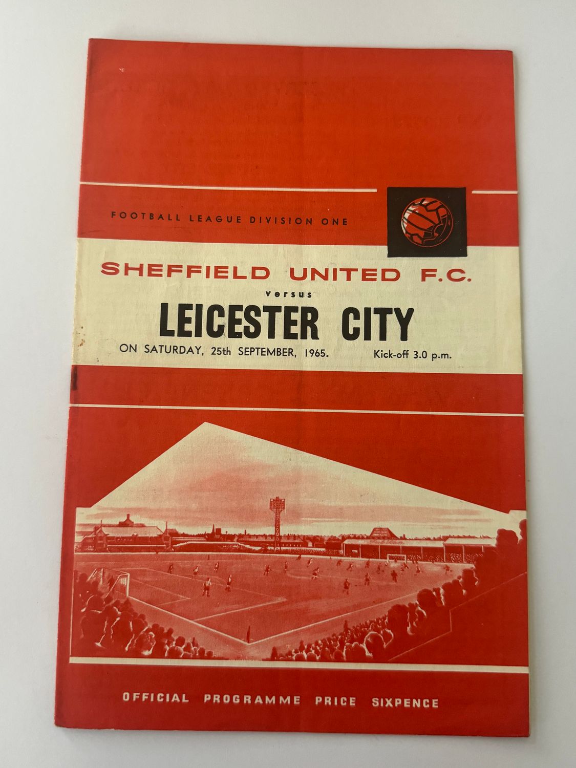 Sheffield United v Leicester City - 25/9/65