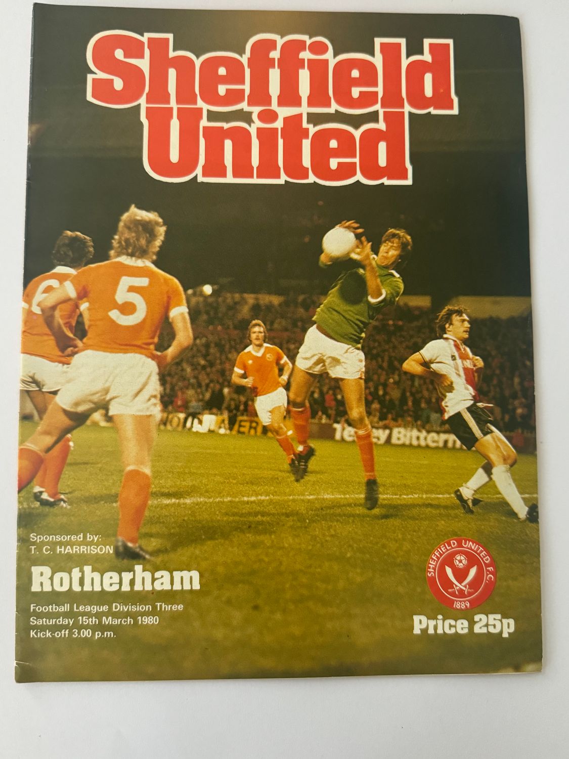 Sheffield United v Rotherham United - 15/3/80