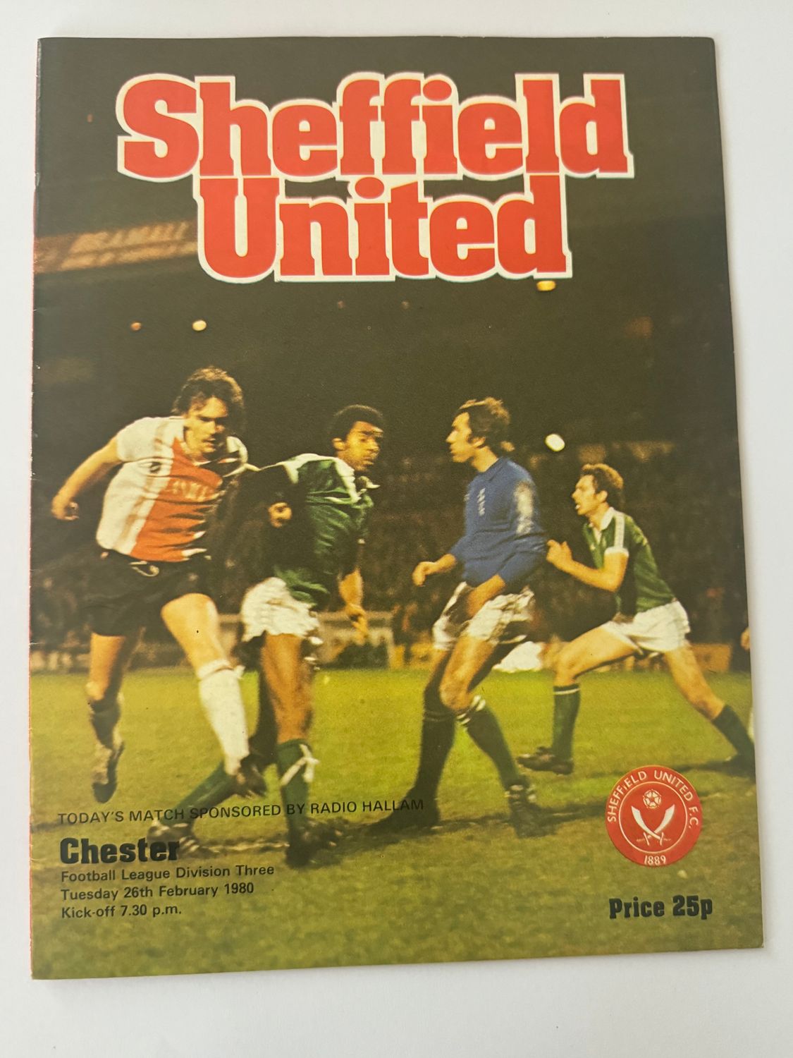 Sheffield United v Chester- 26/2/80