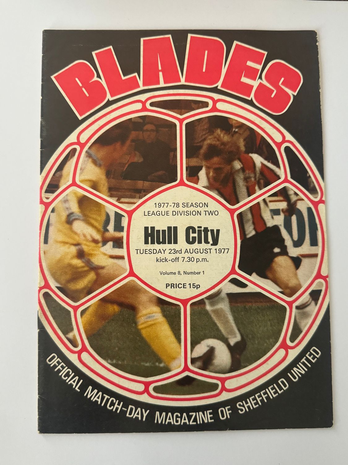 Sheffield United v Hull City- 23/8/77