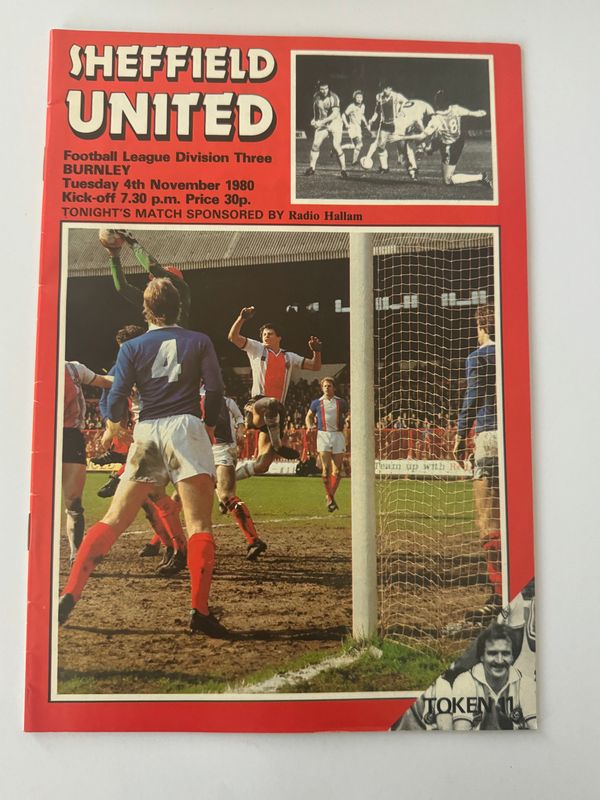 Sheffield United v Burnley - 4/11/80