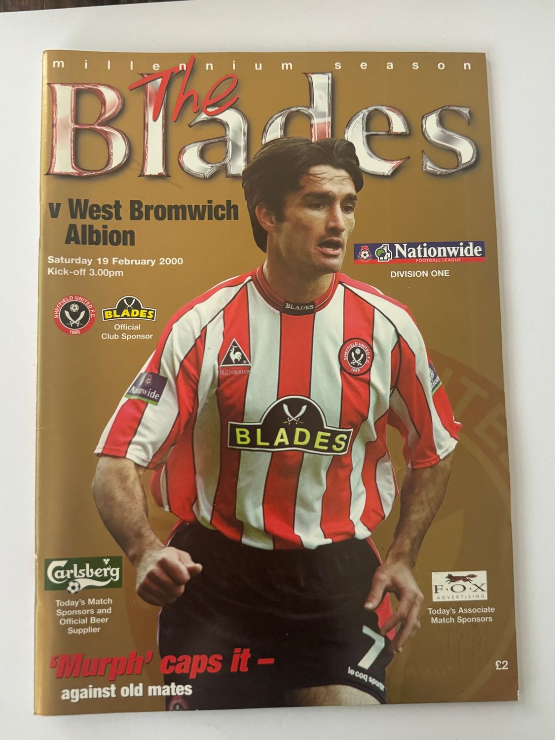 Sheffield United v WBA - 19/2/00