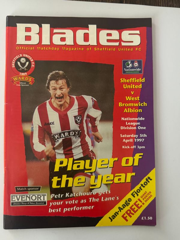 Sheffield United v WBA - 5/4/97