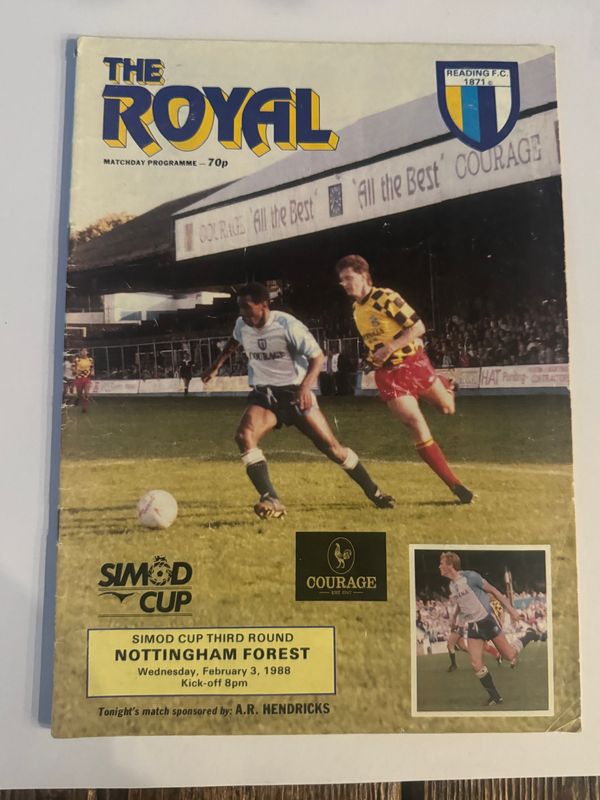 Reading v WBA - 3/10/87