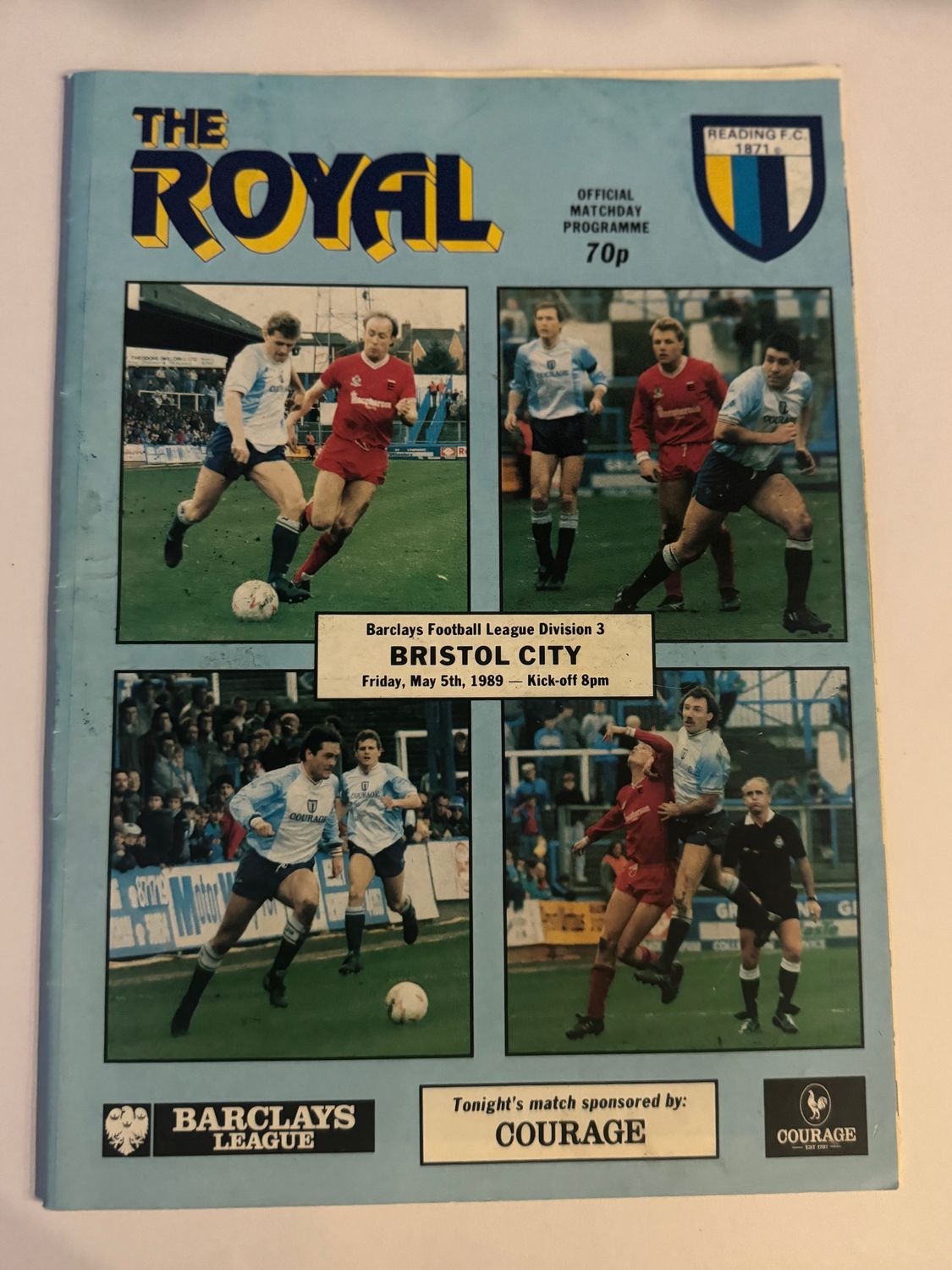 Reading v Bristol City -5/5/89