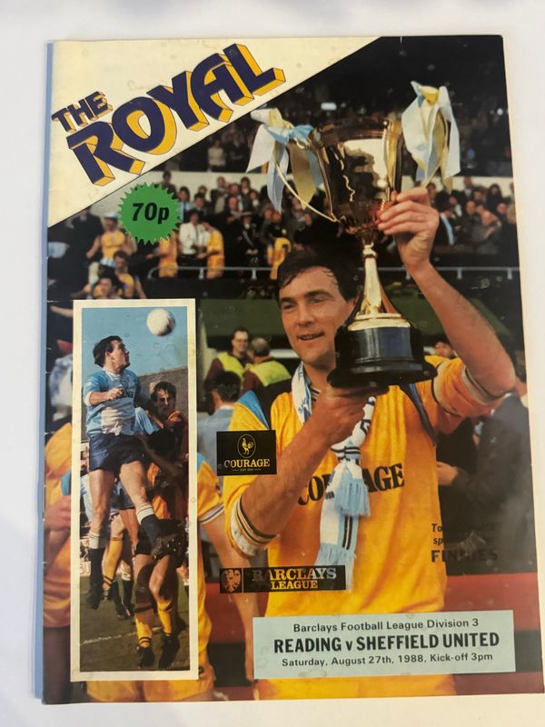 Reading v Sheffield United -27/8/88