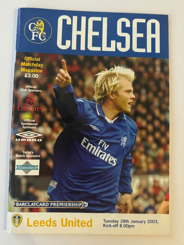 Chelsea v Leeds United - 28/1/03