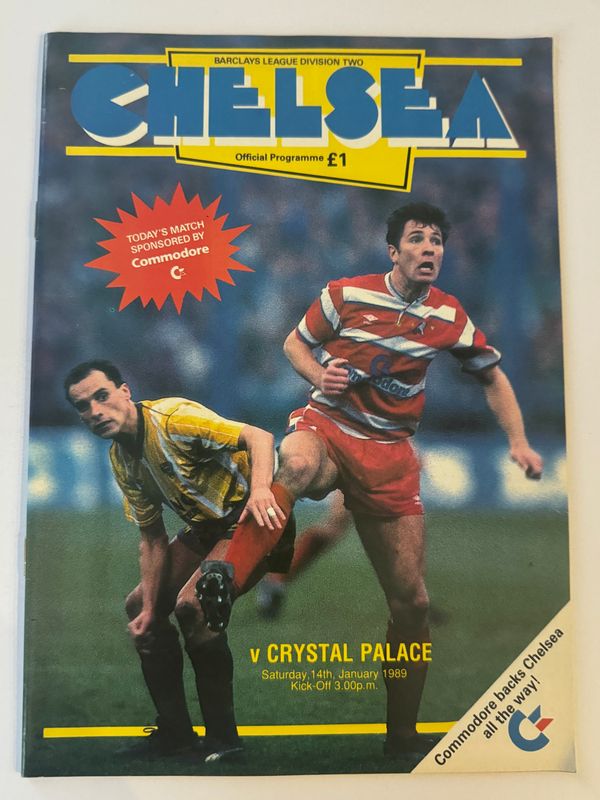 Chelsea v Crystal Palace - 14/1/89