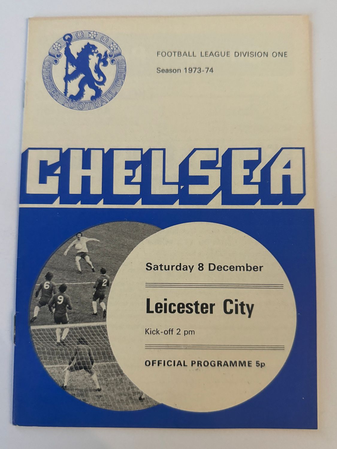 Chelsea v Leicester City - 8/12/73