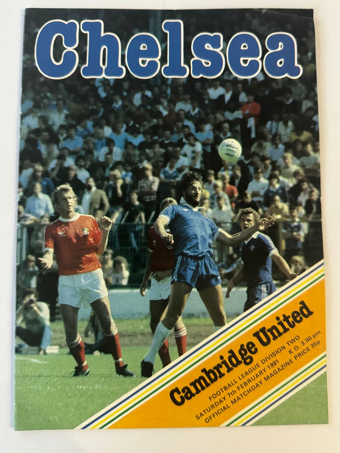 Chelsea v Cambridge United - 7/2/81
