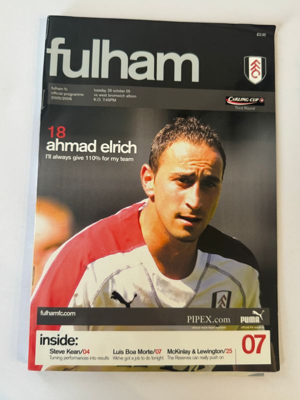 Fulham v WBA - 25/10/05