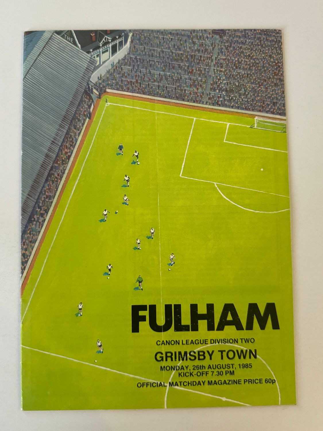 Fulham v Grimsby Town - 26/8/65