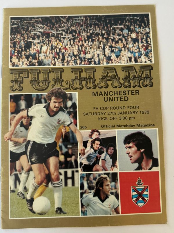 Fulham v Manchester United - 27/1/79