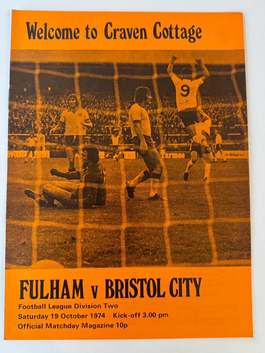 Fulham v Bristol City - 19/10/74