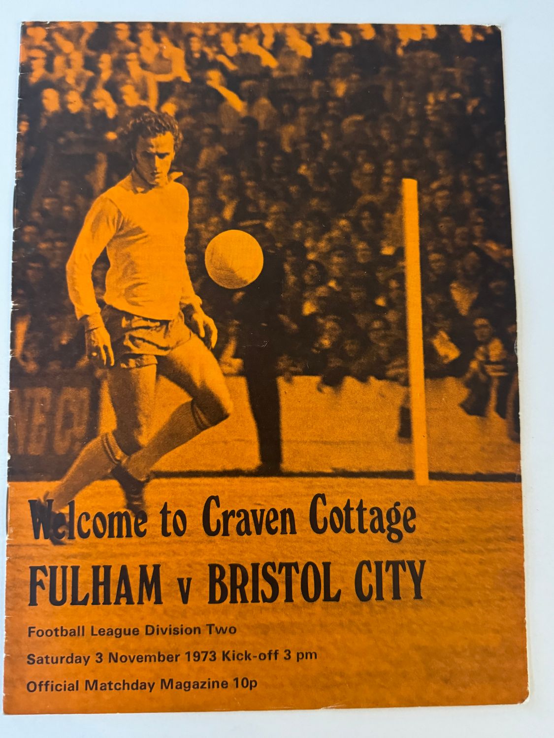 Fulham v Bristol City - 3/11/73