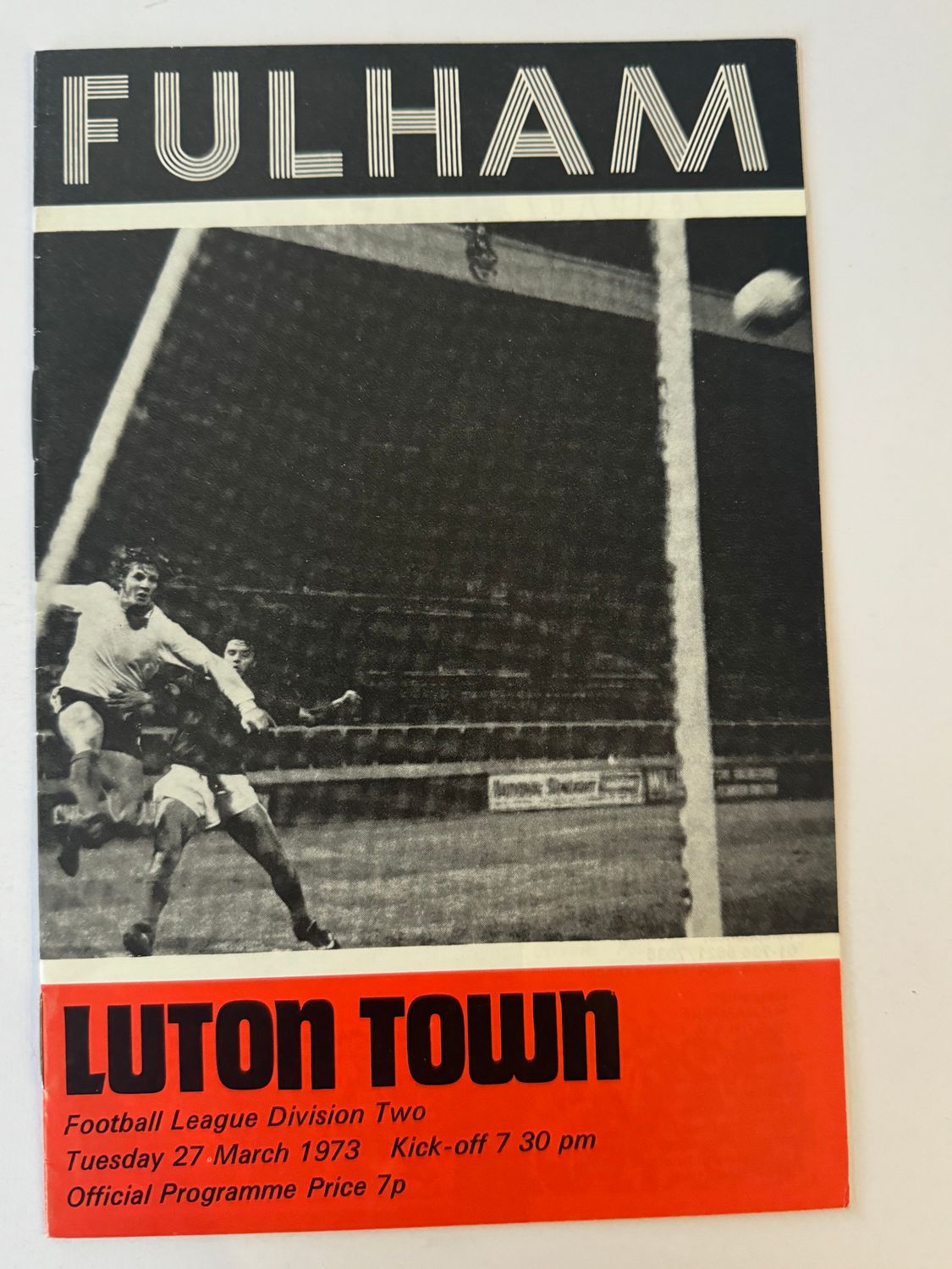 Fulham v Luton Town - 27/3/73