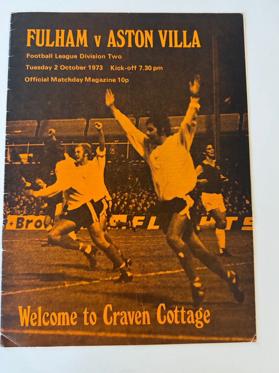 Fulham v Aston Villa - 2/10/73
