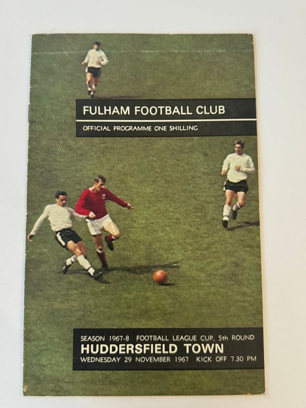 Fulham v Huddersfield Town - 29/11/67
