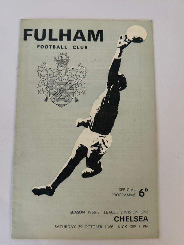 Fulham v Chelsea - 29/10/66