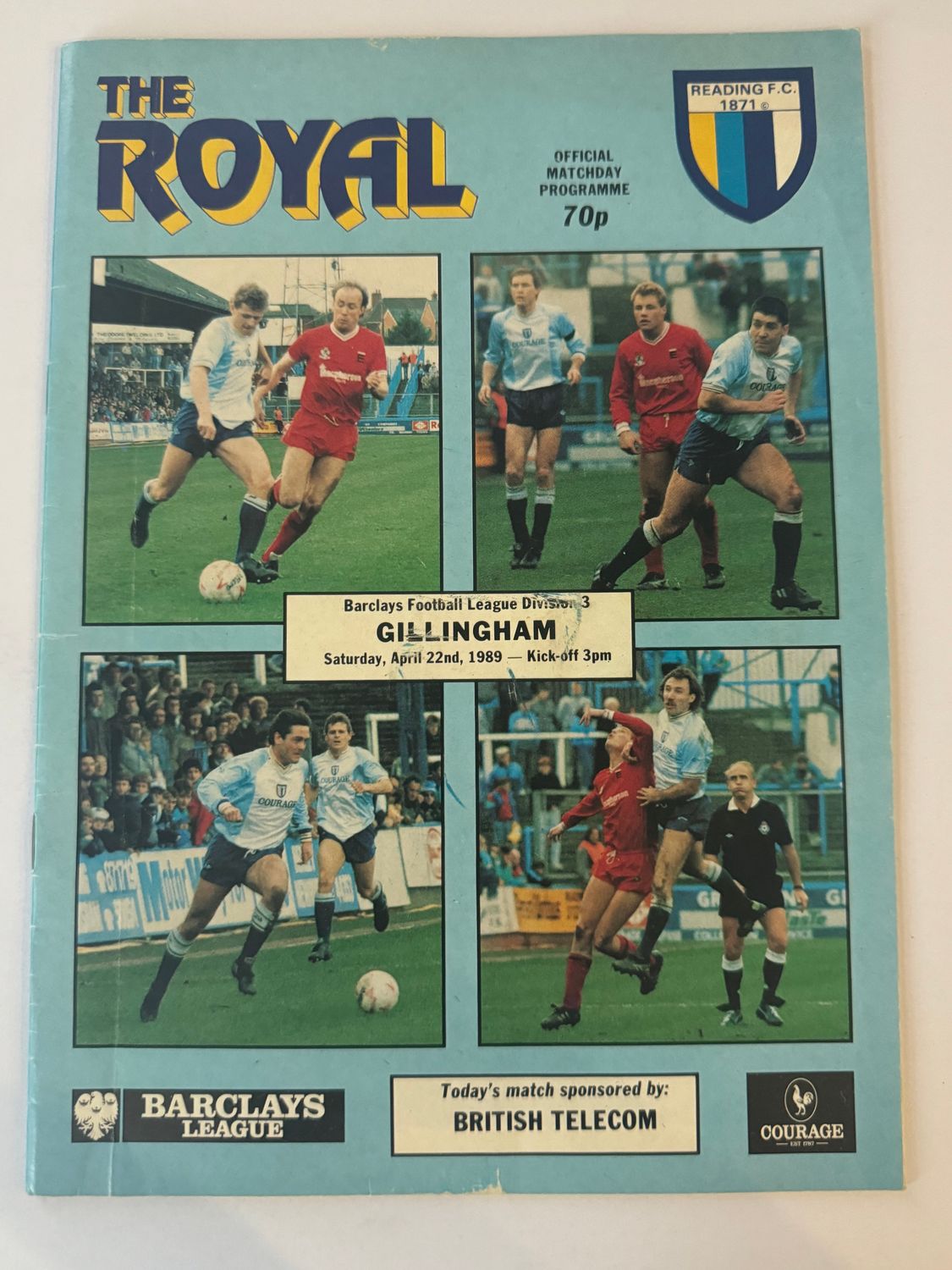 Reading v Gillingham - 22/4/89