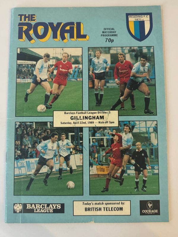 Reading v Gillingham - 22/4/89