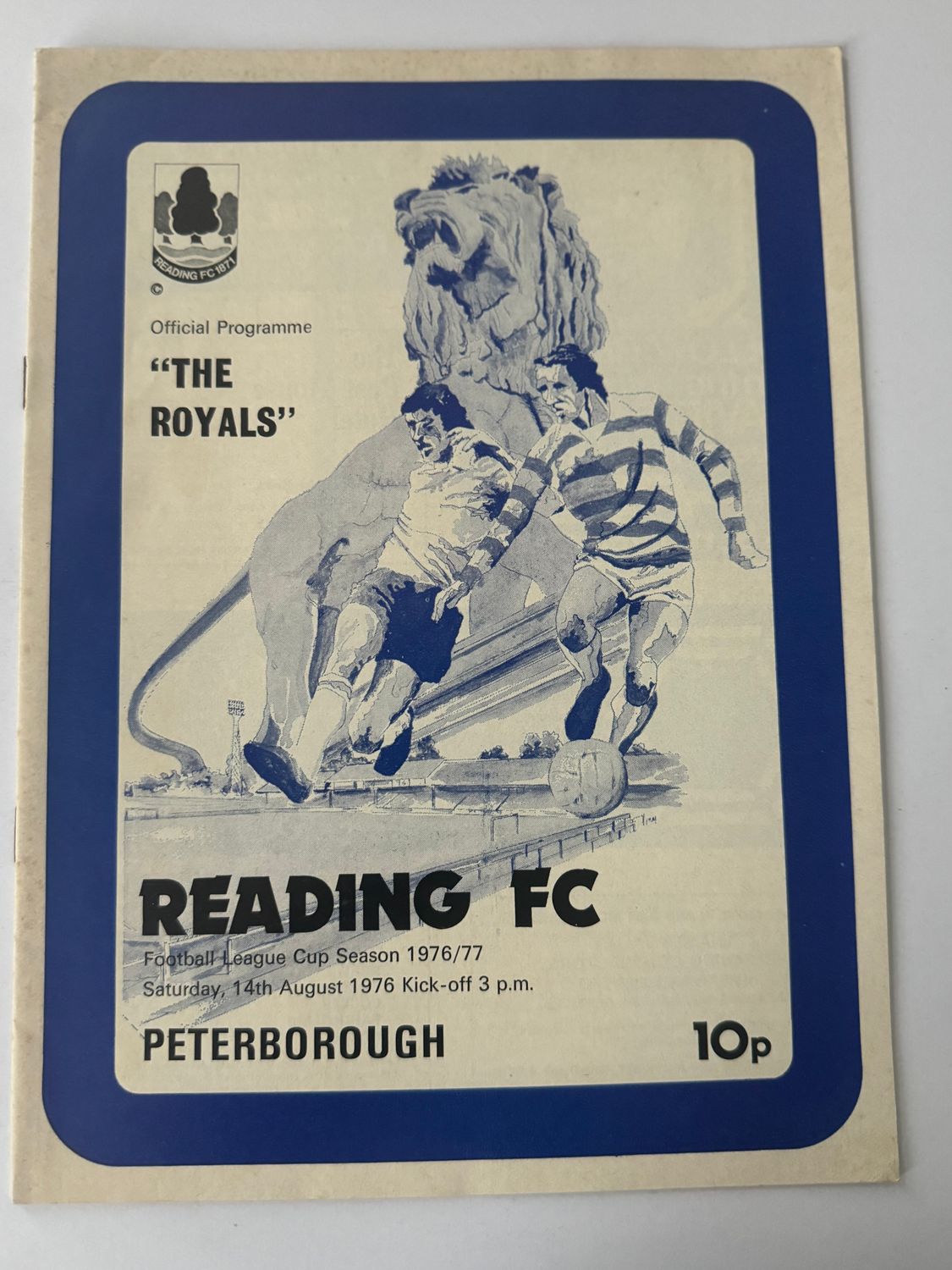 Reading v Peterborough United - 14/8/76