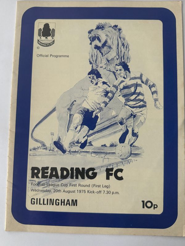 Reading v Gillingham - 20/8/75