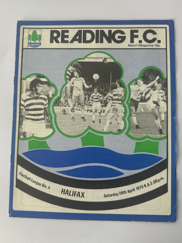 Reading v Halifax Town - 28/4/79