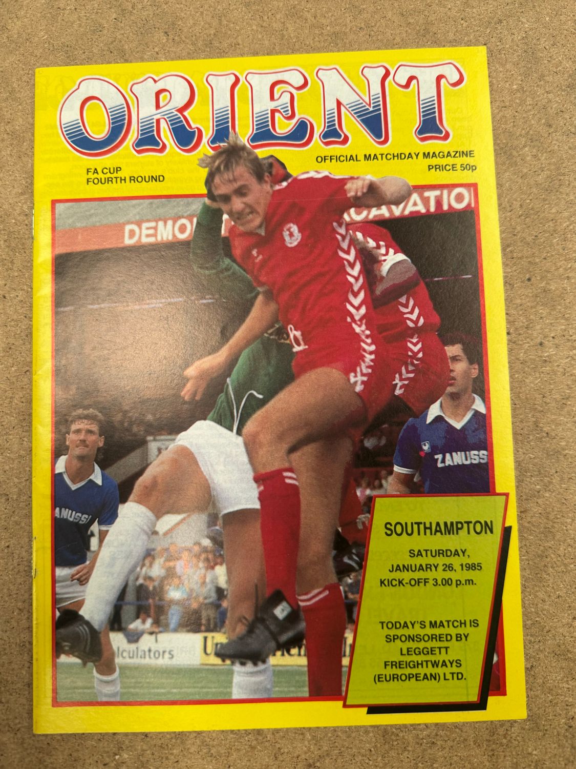 Leyton Orient v Southampton - 26/1/85