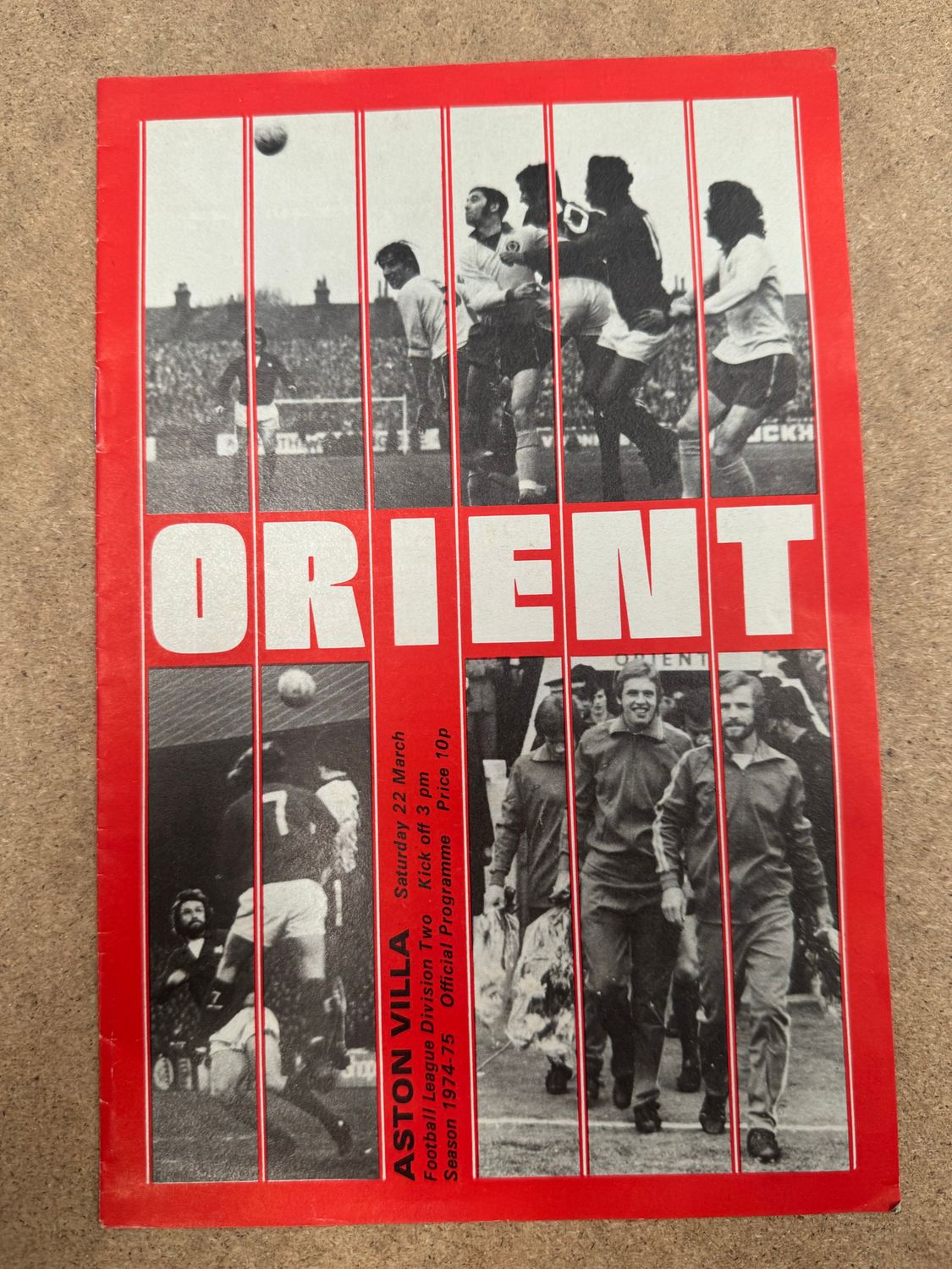 Leyton Orient v Aston Villa - 22/3/75