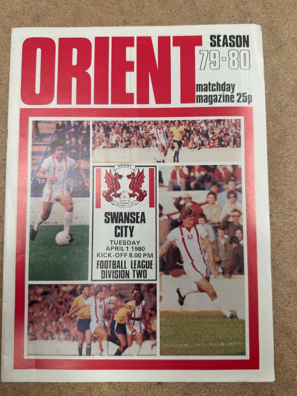 Leyton Orient v Swansea City - 1/4/80