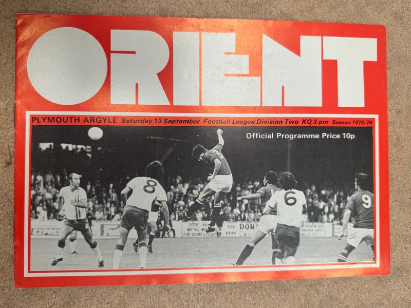 Leyton Orient v Plymouth Argyle - 13/9/75