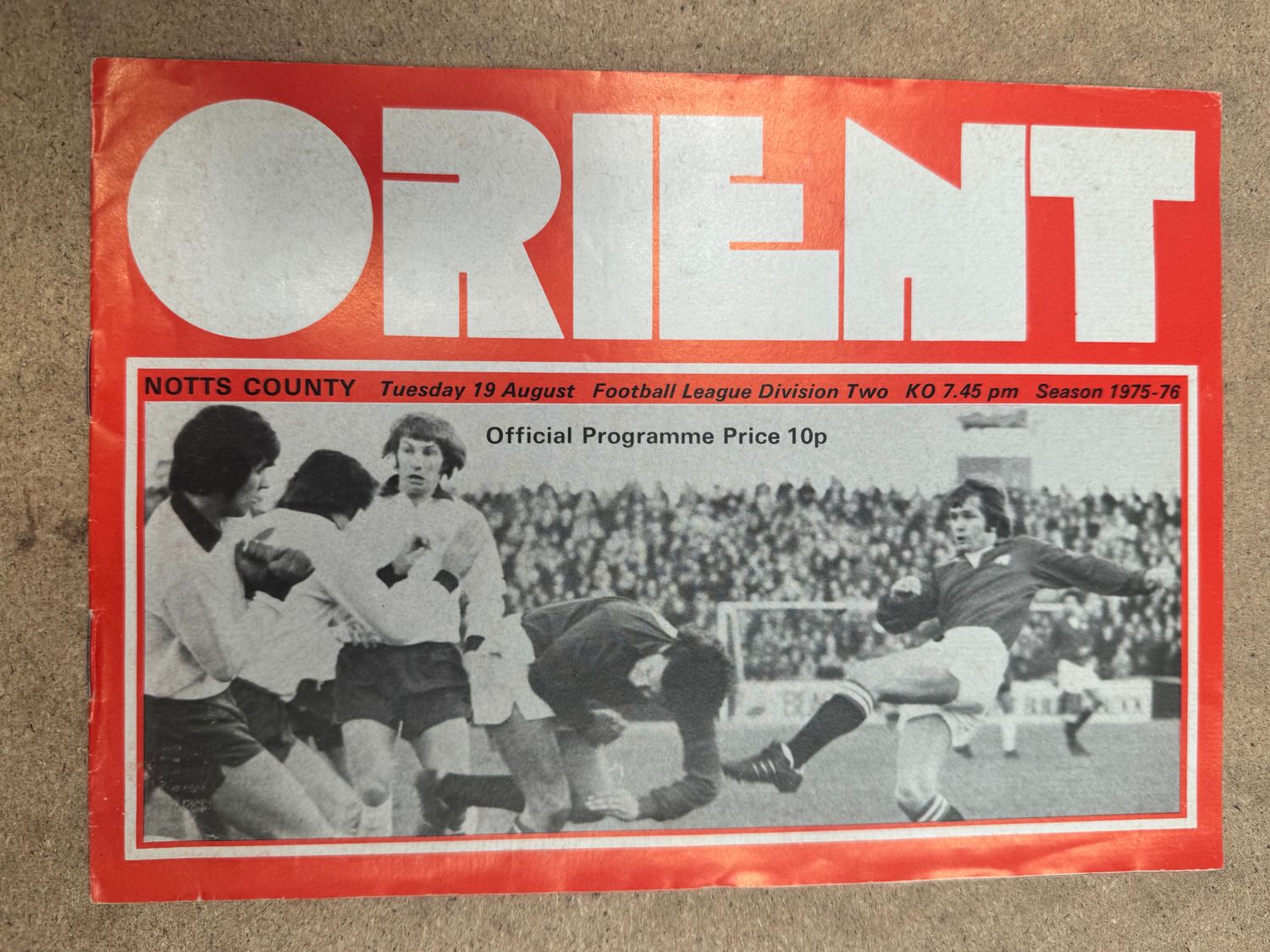 Leyton Orient v Notts County - 19/8/75
