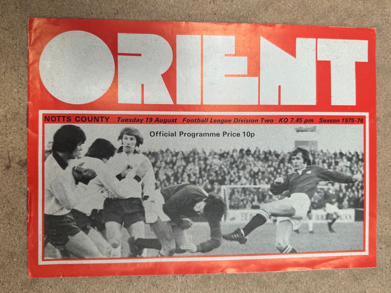 Leyton Orient v Notts County - 19/8/75