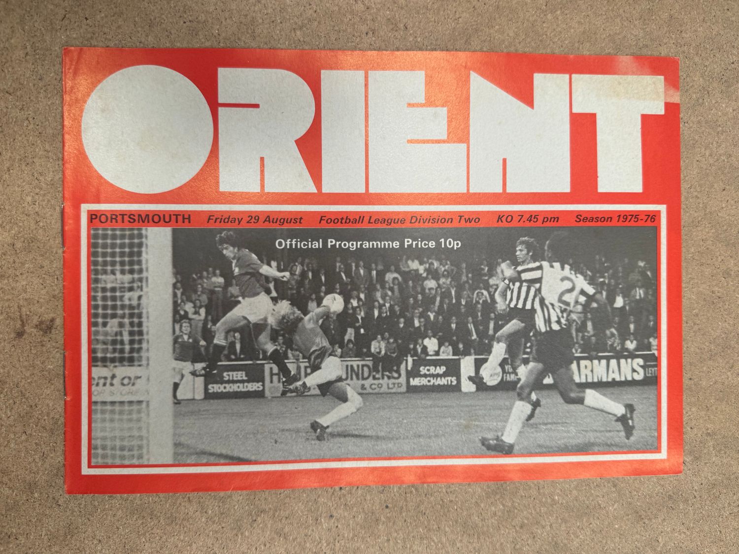 Leyton Orient v Portsmouth - 29/8/75