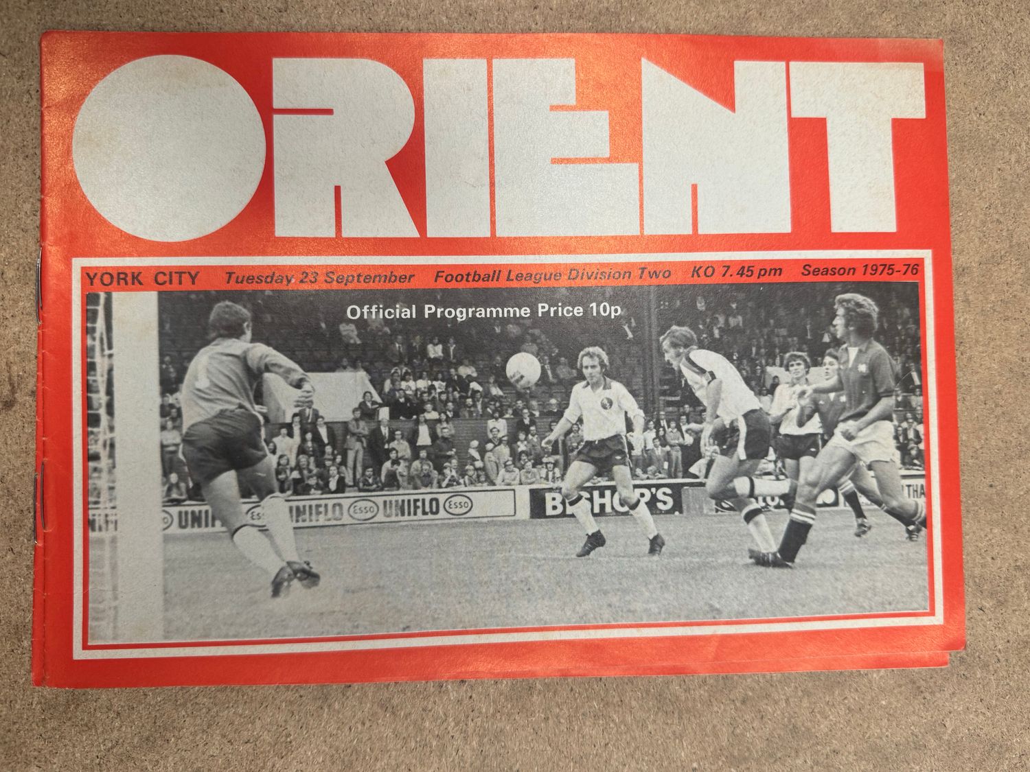 Leyton Orient v York City - 23/9/75